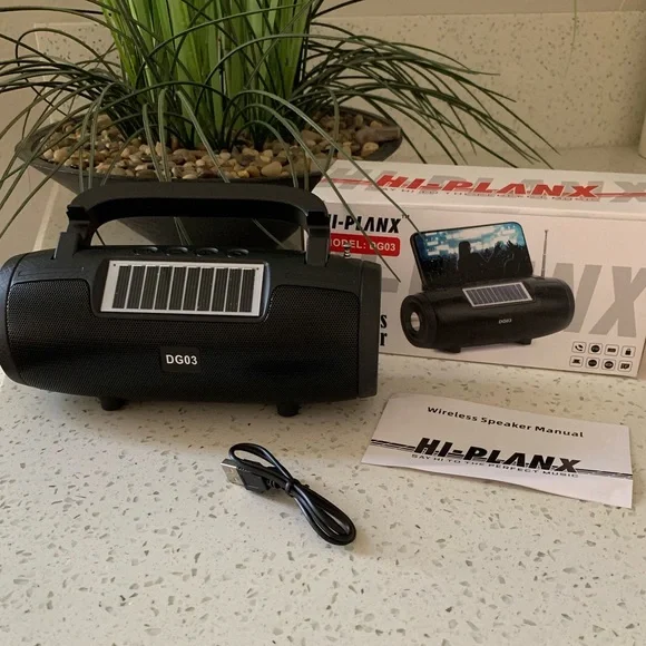 Solar Bluetooth Speaker/Light - Picture 3 of 7